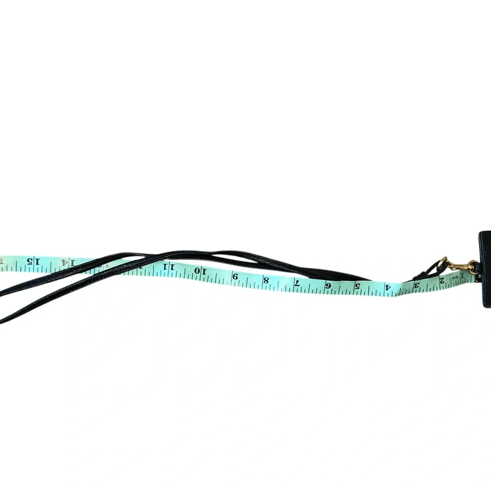 Coach Black Lanyard ID Holder